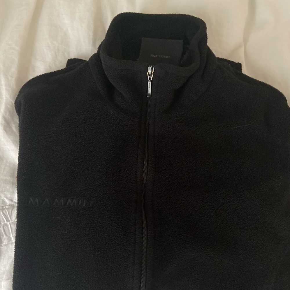 Mamut black fleece quarter zip